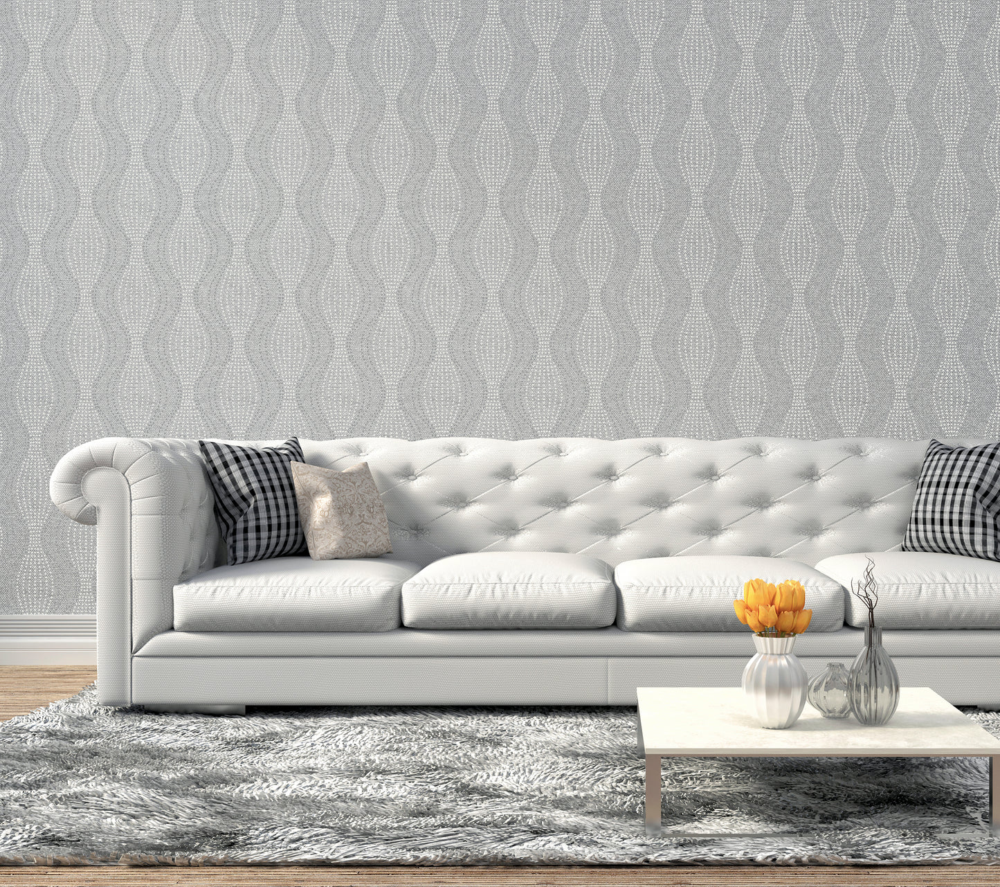 Calico Dot Grey 921000 by Arthouse