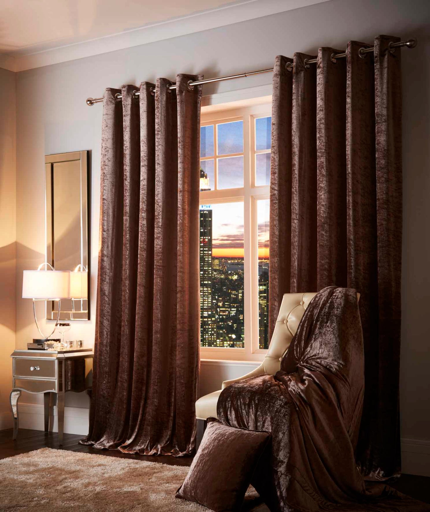 Esquire Quilted Throw Mink 130 x 170cm