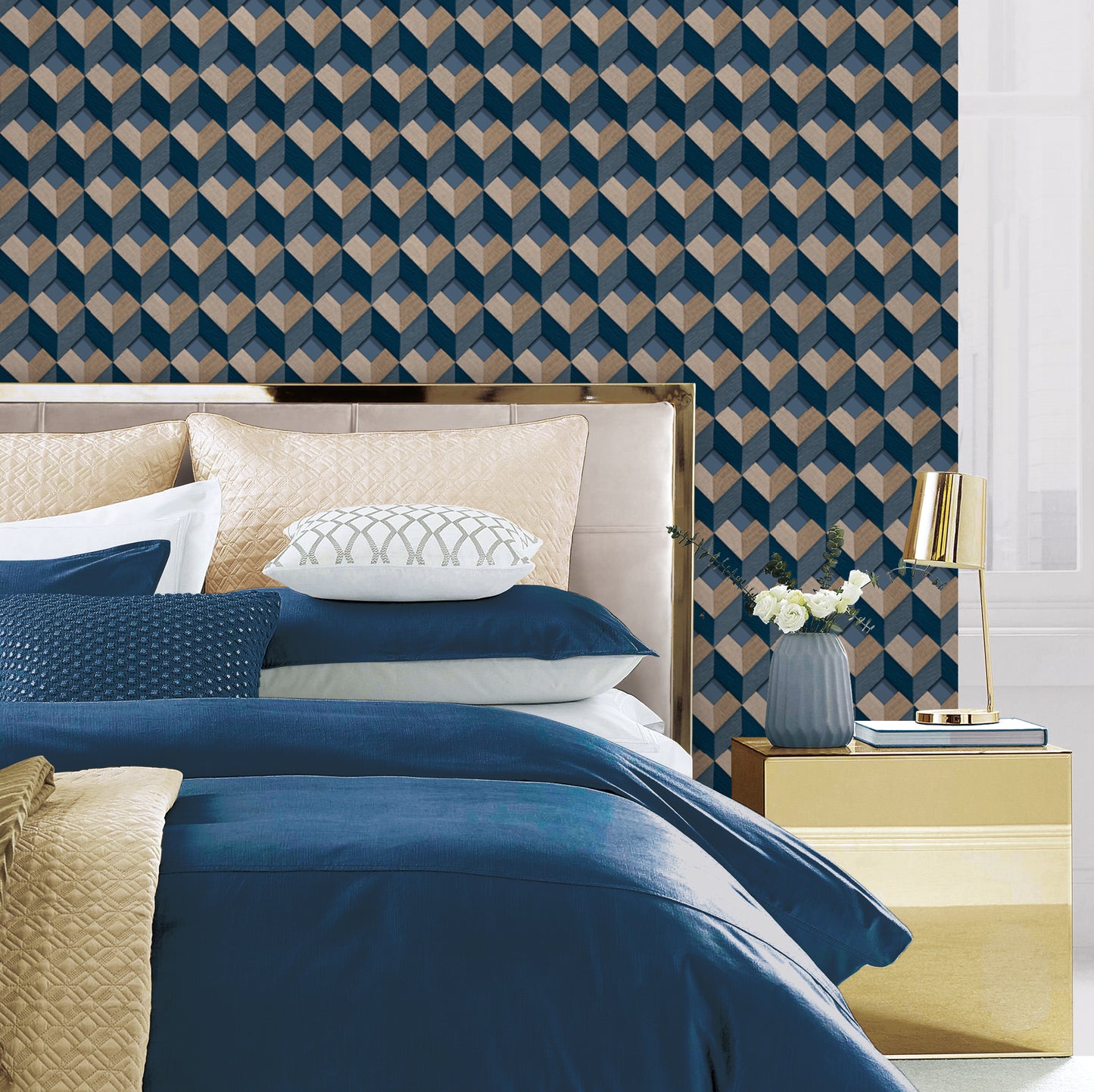 Embellish Cube Blue DE120134 by Design ID