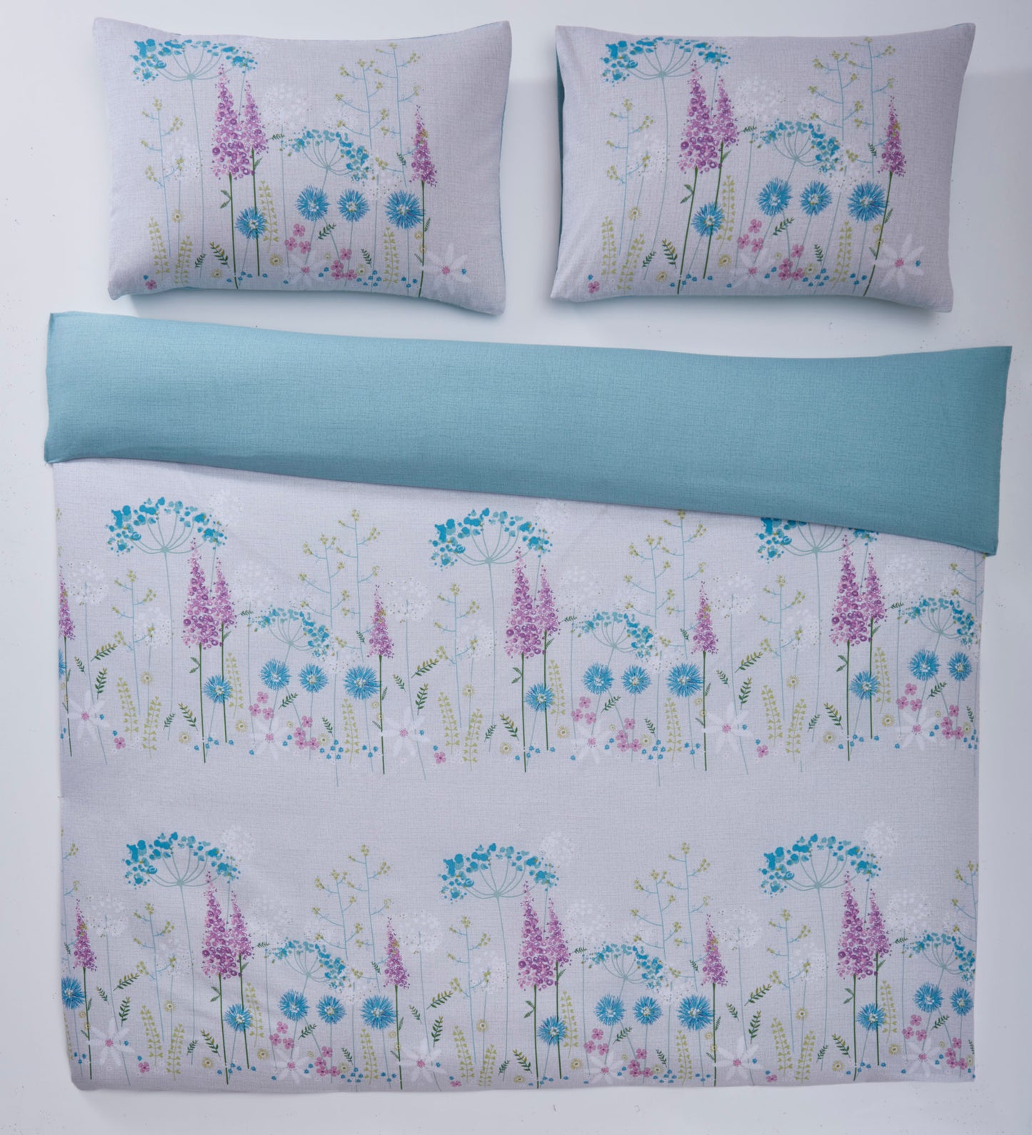 Pasture Aqua Duvet Cover Set by Portfolio Home
