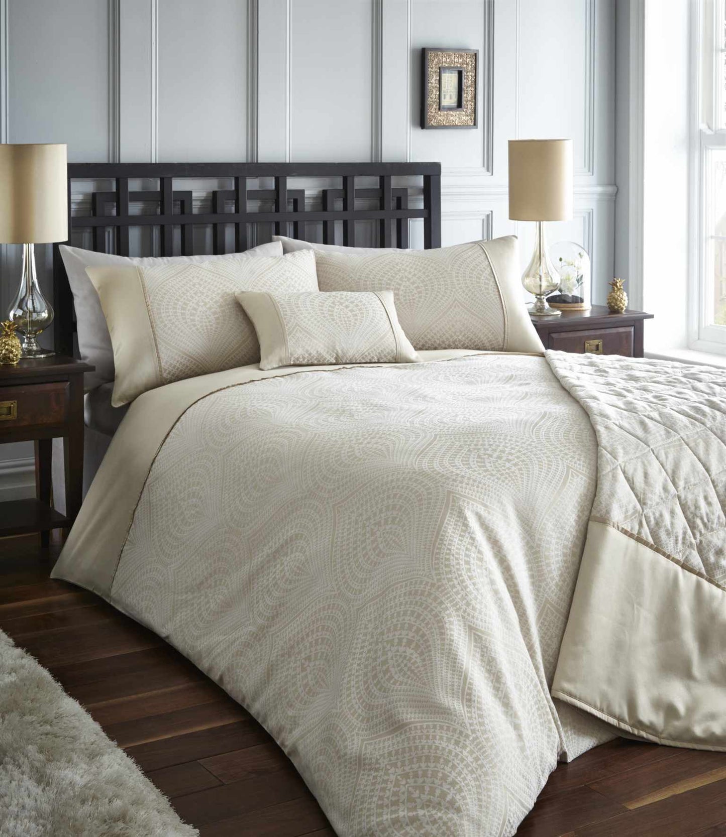 Tandie Natural Duvet Cover Set by Portfolio Home