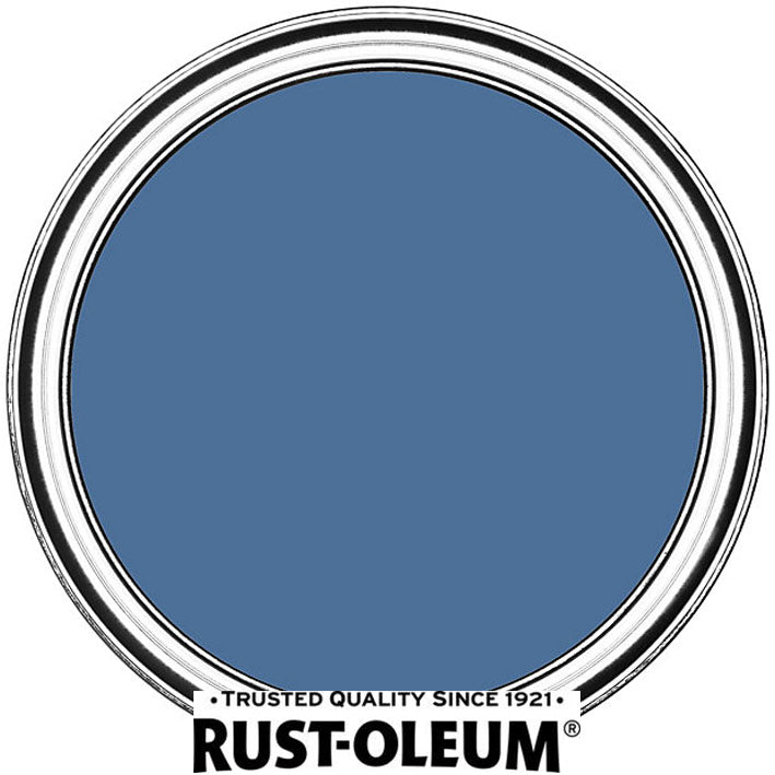 Rust-Oleum Chalky Finish Furniture Paint Blue Silk