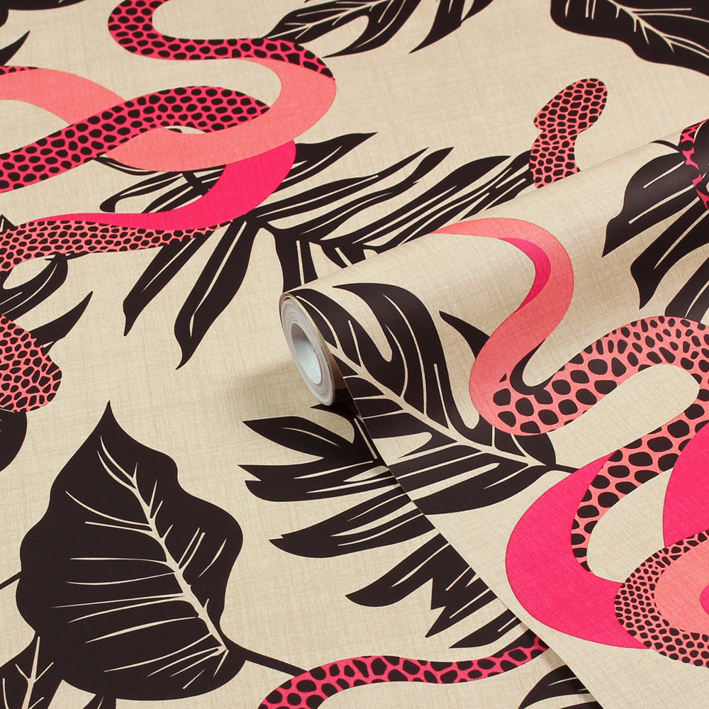 Serpentine Pink/Black SERPENT/WP1/PBL by Furn.