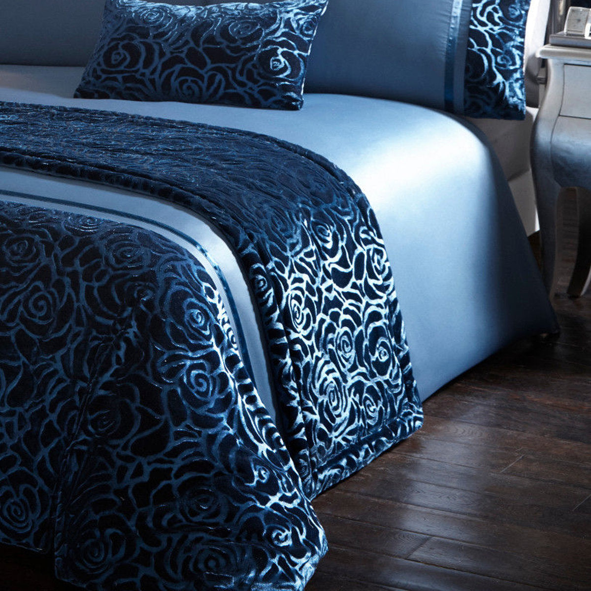 Amelia Teal Duvet Cover Set by Portfolio Home