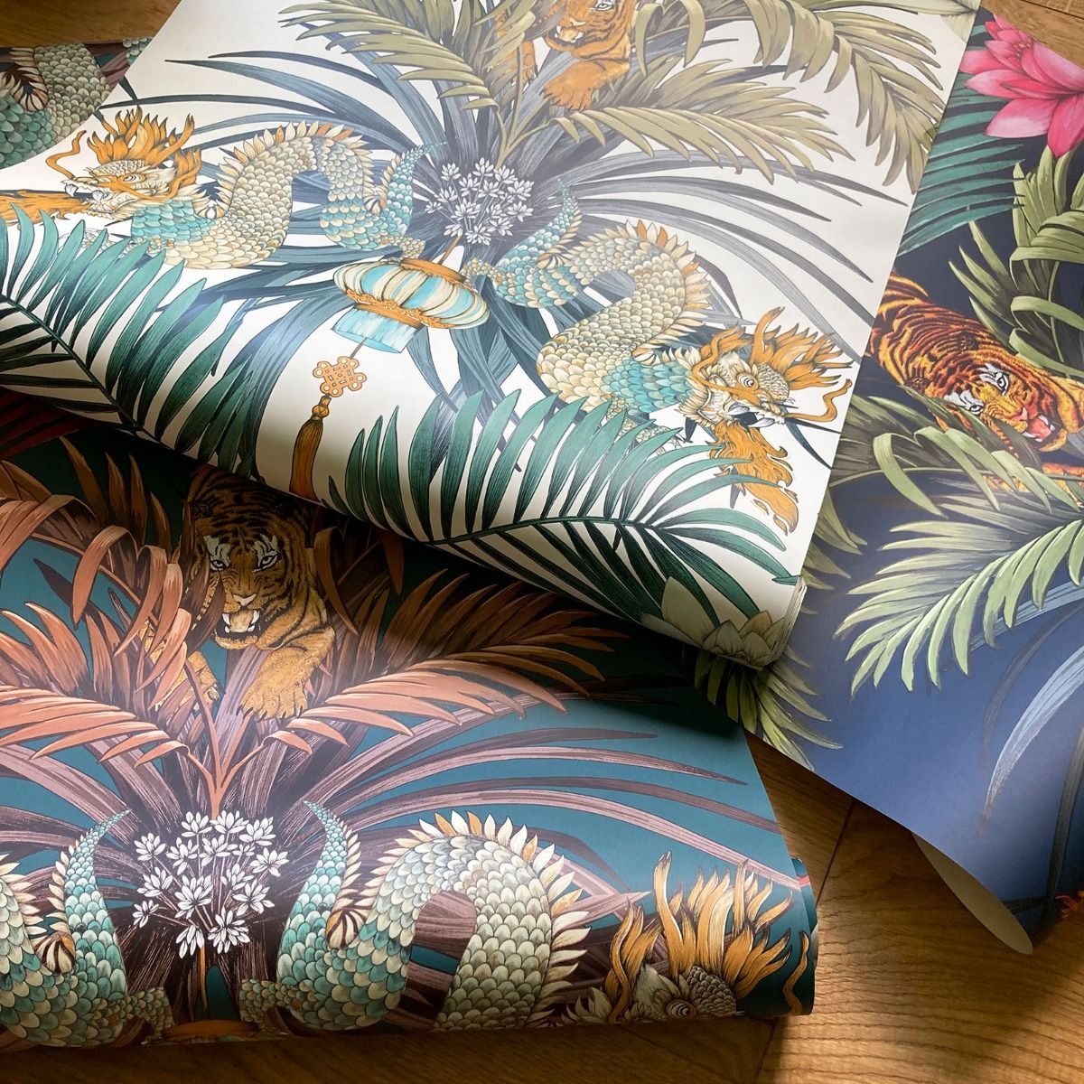 Wilson Oriental Tiger Cream 3912 by Belgravia Decor