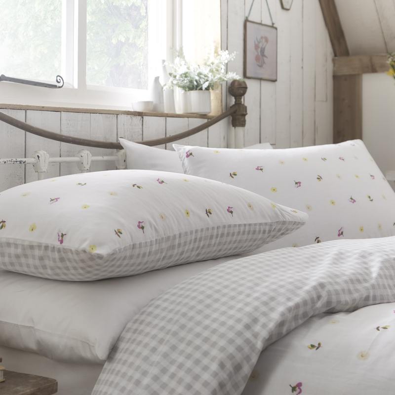 Cottage Garden Grey Duvet Cover Set by Portfolio Home