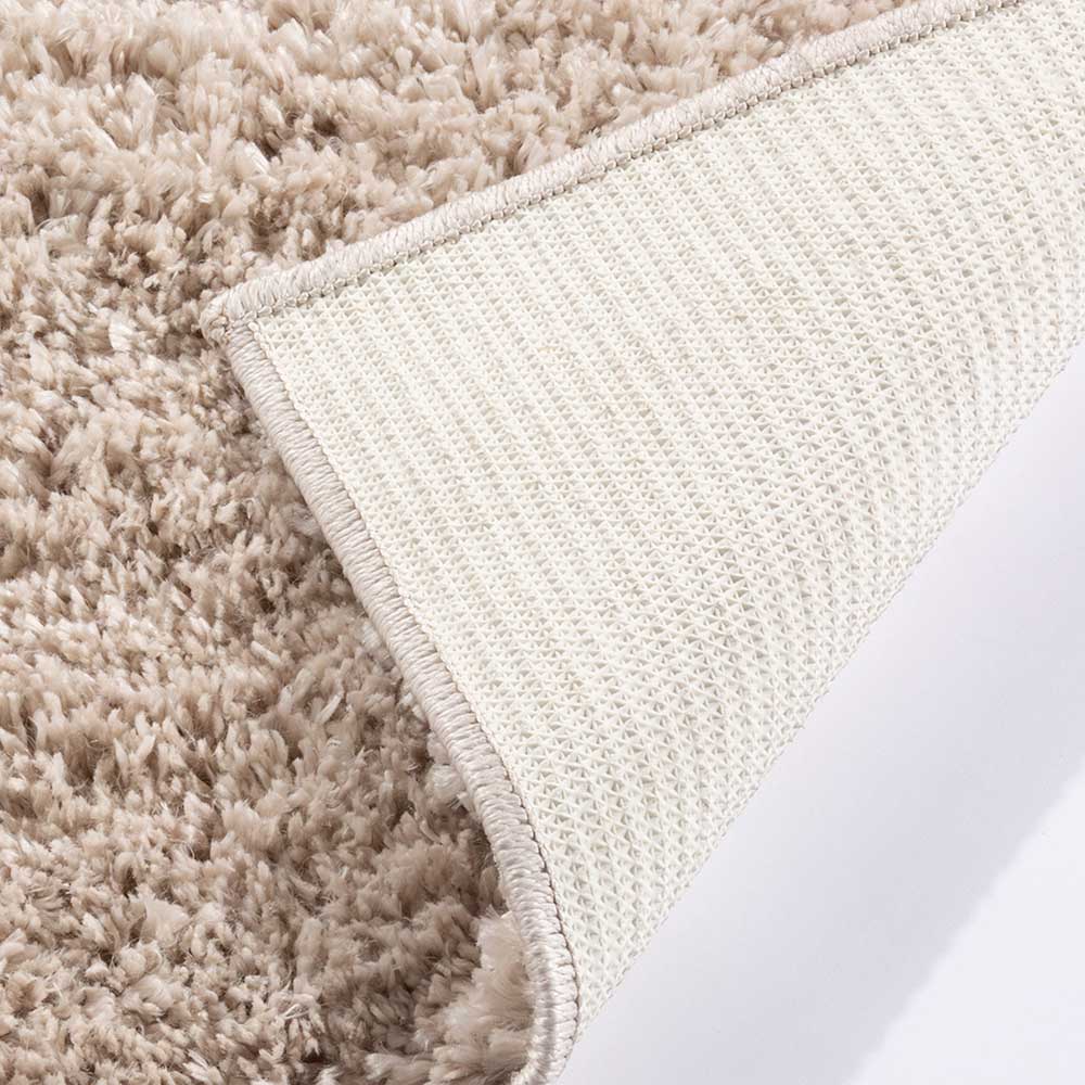 Larissa Plain Shaggy Rug in Stone by Esselle (DD)