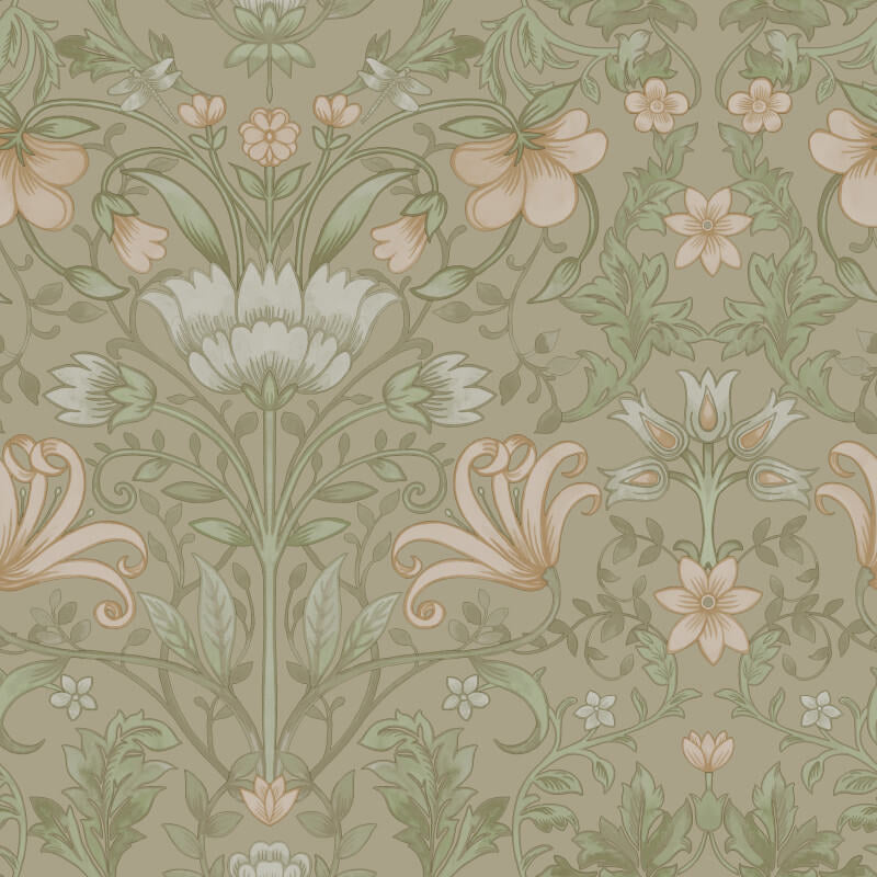 Vintage Floral Beige 13551 by Holden Decor