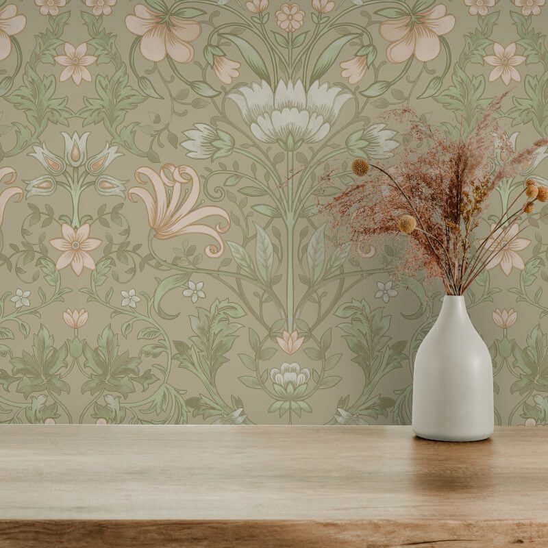 Vintage Floral Beige 13551 by Holden Decor