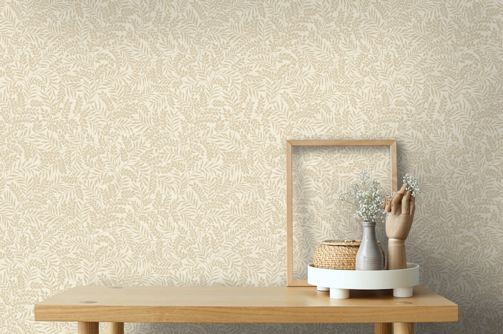 Mini Leaf Beige 13630 by Holden Decor