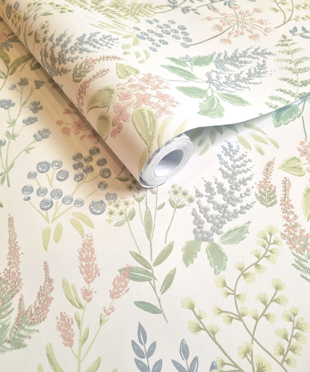 Floral Sprig Pink/Cream 13661 by Holden Decor