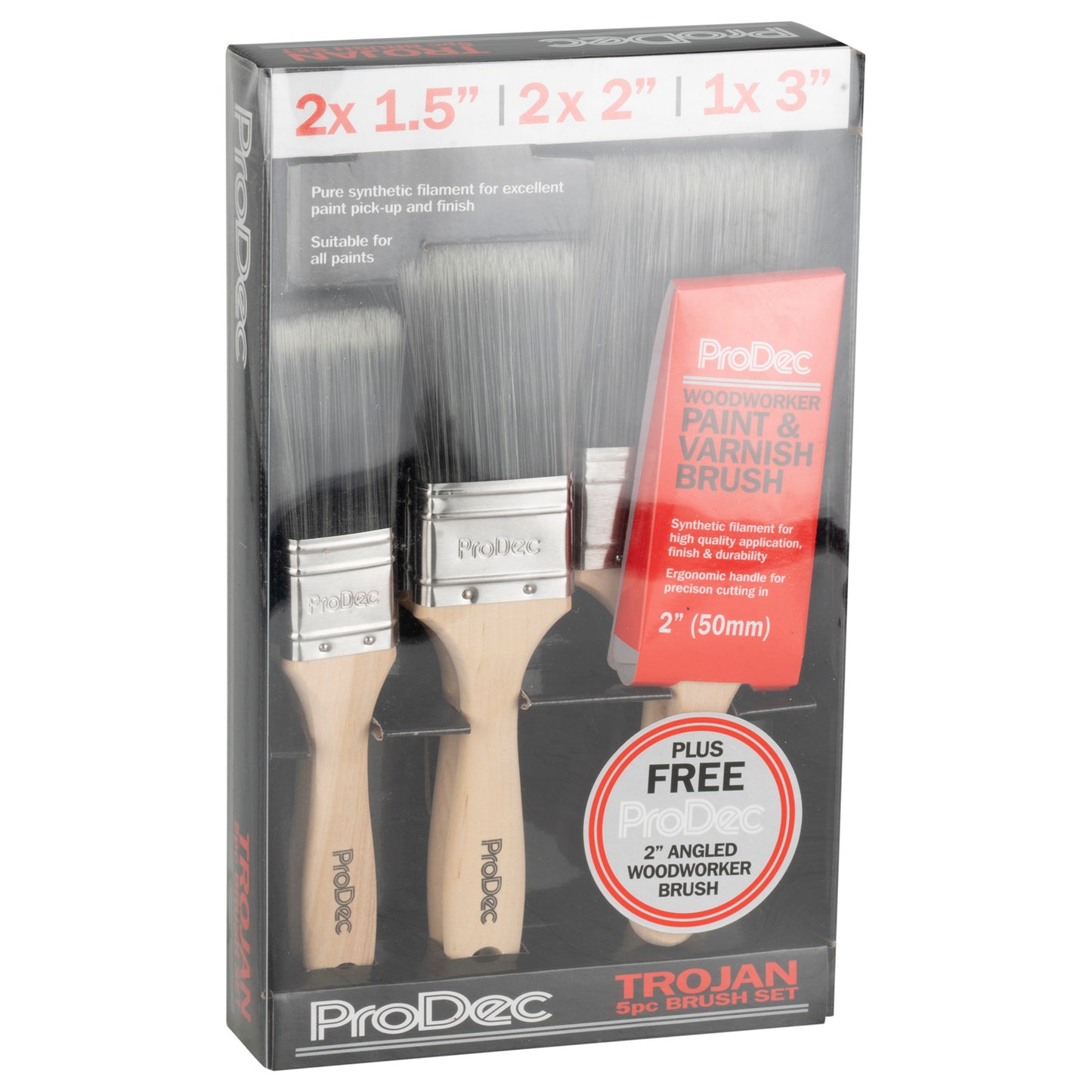 ProDec Trojan 6 Piece Brush Set
