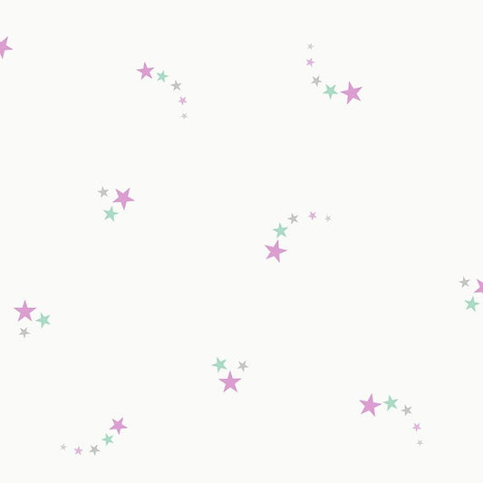 Shooting Stars Pink Wallpaper 12591 by Holden Decor