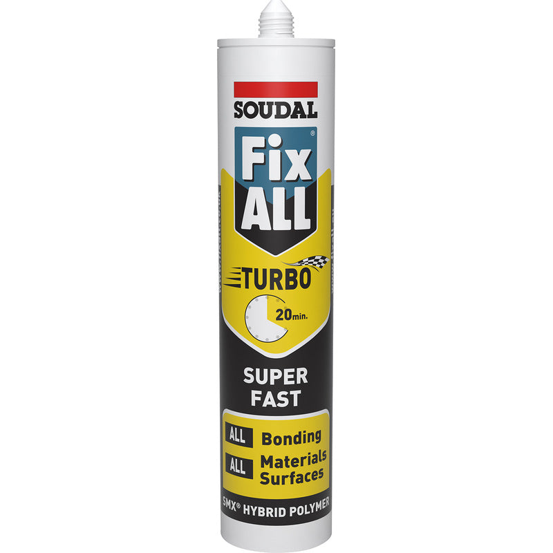 Soudal Fix All Turbo Adhesive & Sealant 290ml White