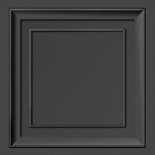 Square Panel Dark Grey Wallpaper FD43001 by Fine Decor