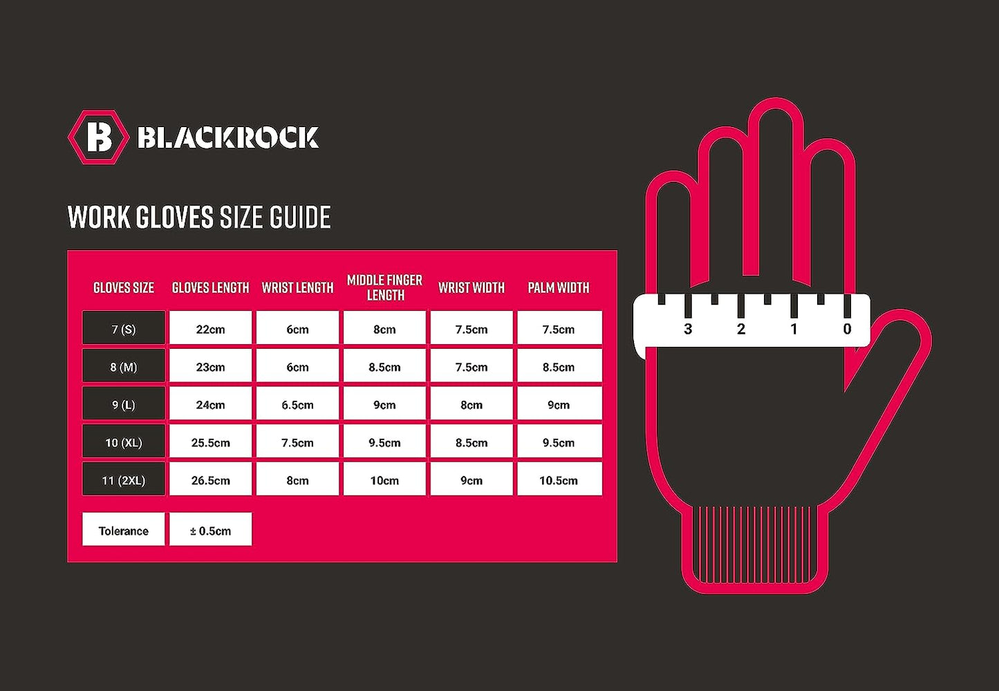 Lightweight Nitrile Super Grip Gloves by Blackrock - Box of 48