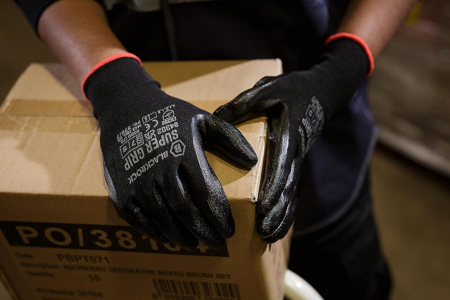 Lightweight Nitrile Super Grip Gloves by Blackrock - Box of 48