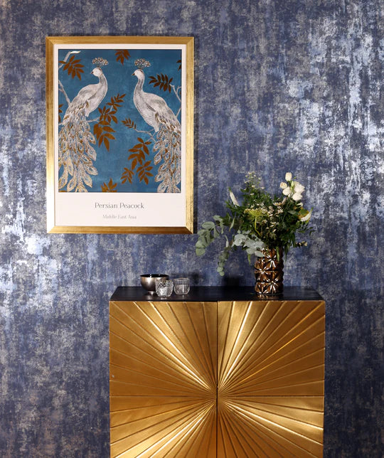 Stone Textures Navy & Silver 902108 by Arthouse