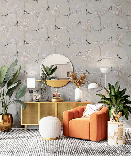 Japanese Garden Grey 908105 by Arthouse (DD)