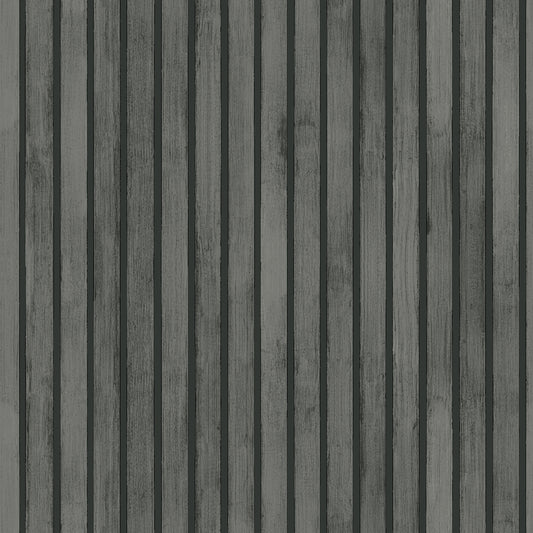 Wood Slats Charcoal Grey 923801 by Arthouse (DD)