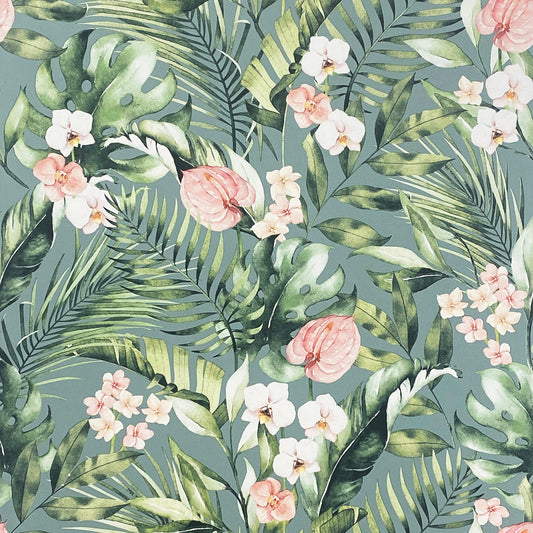 Tropical Floral Sea Blue 924905 by Arthouse (DD)