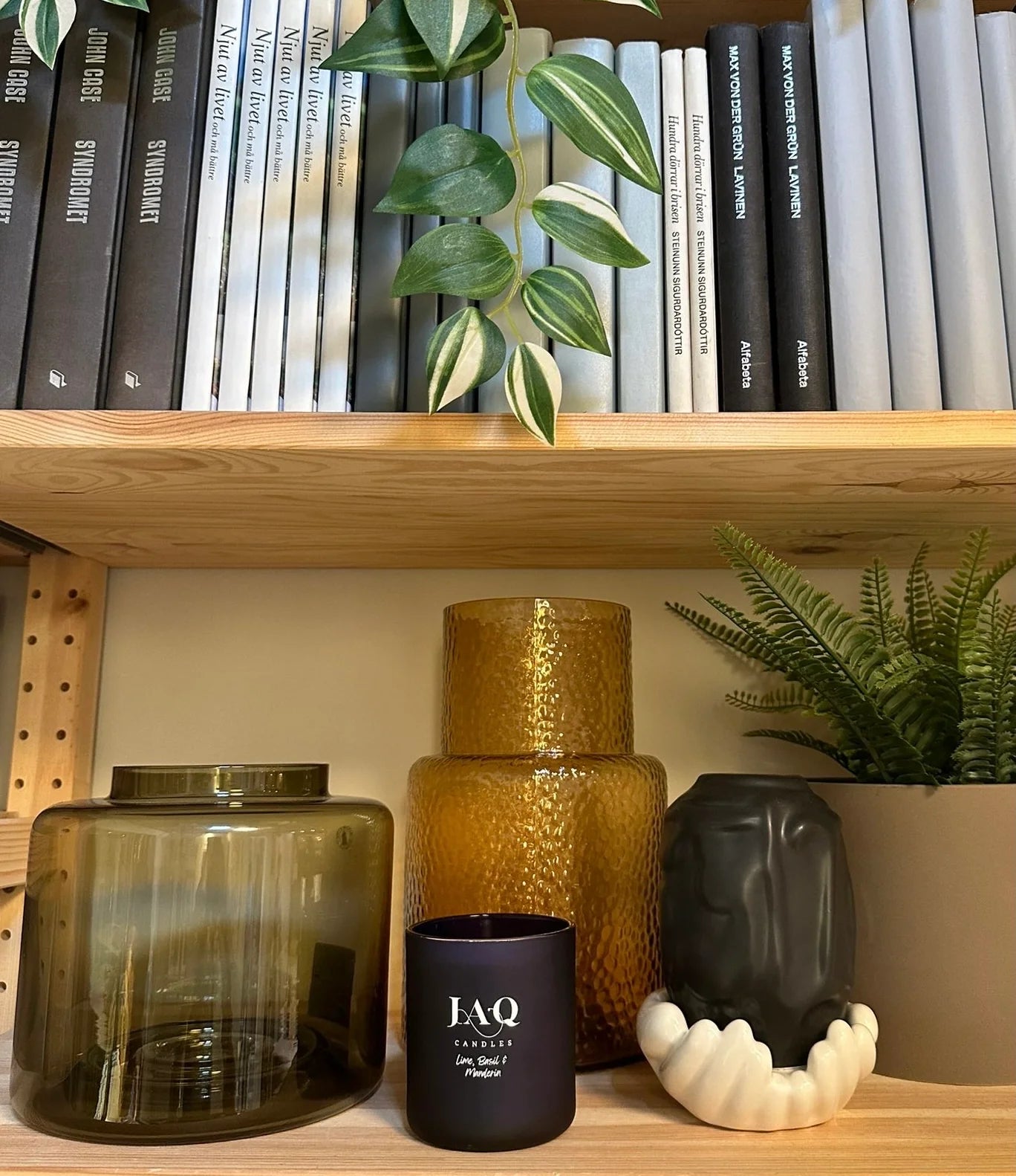 Lime Basil & Mandarin Candle by JAQ Candles