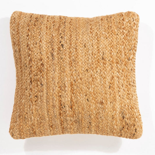 Sherwood Square Jute Natural Cushion, 60x60cm by Esselle (DD)