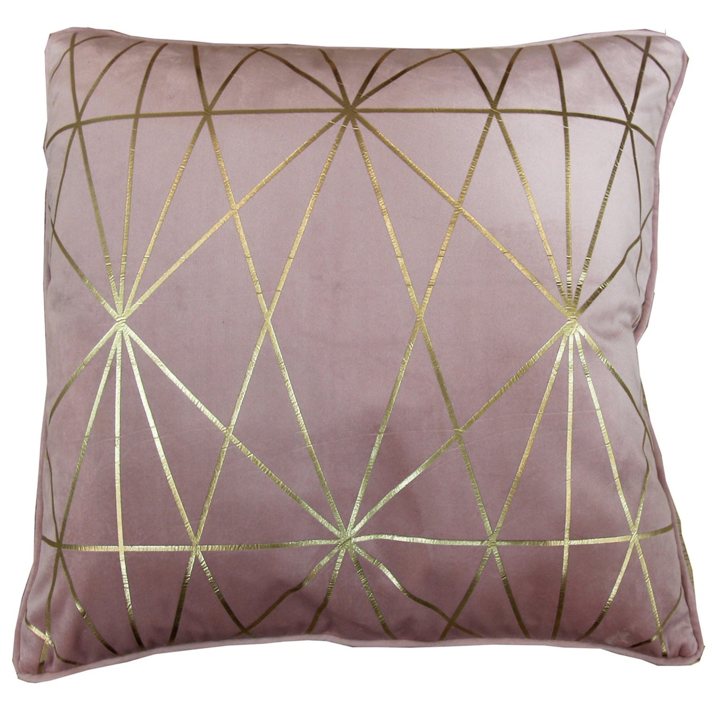 Metallic Geometric Cushion 45x45cm by Arthouse