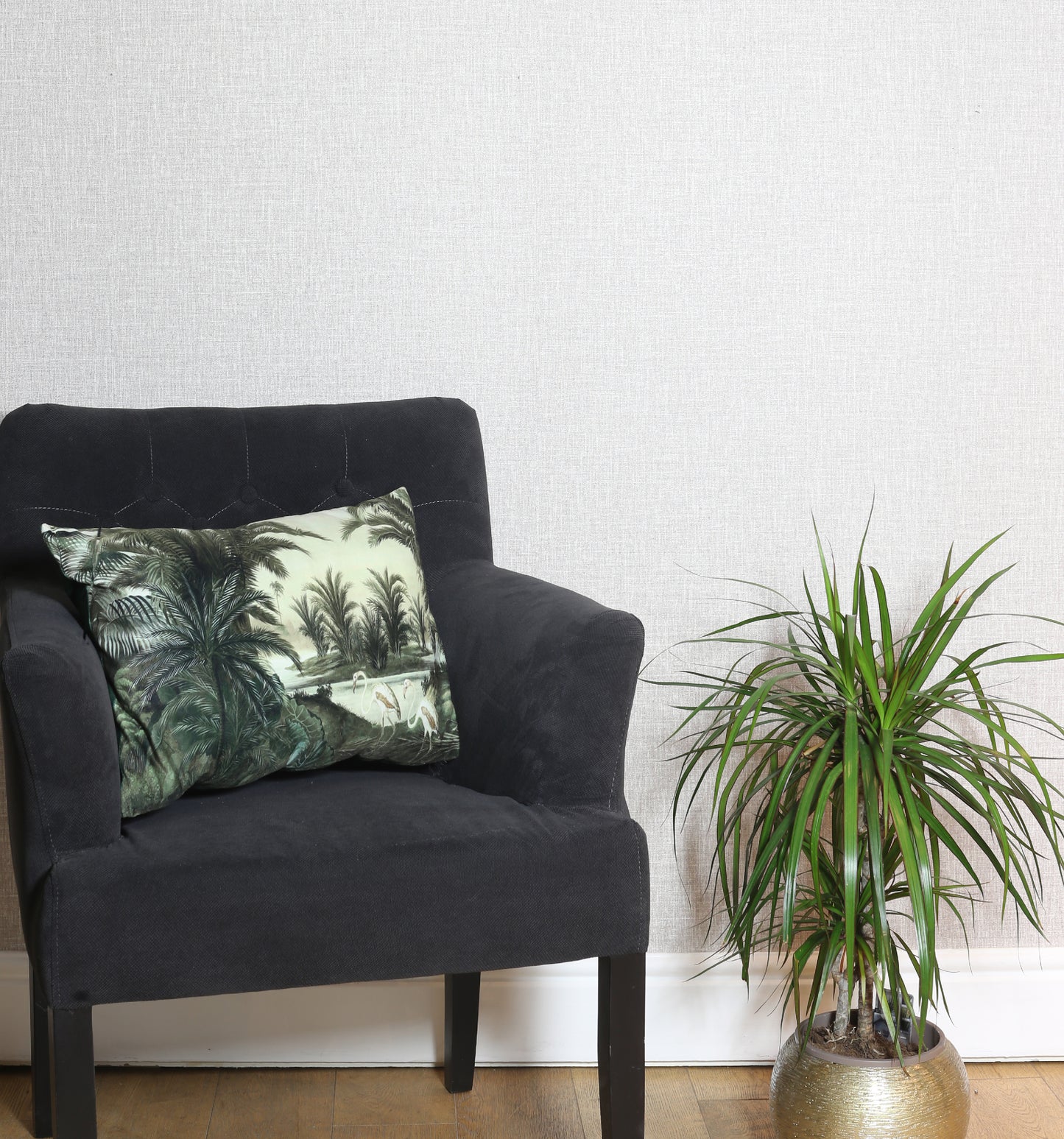 Velvet Palm Cushion by Arthouse