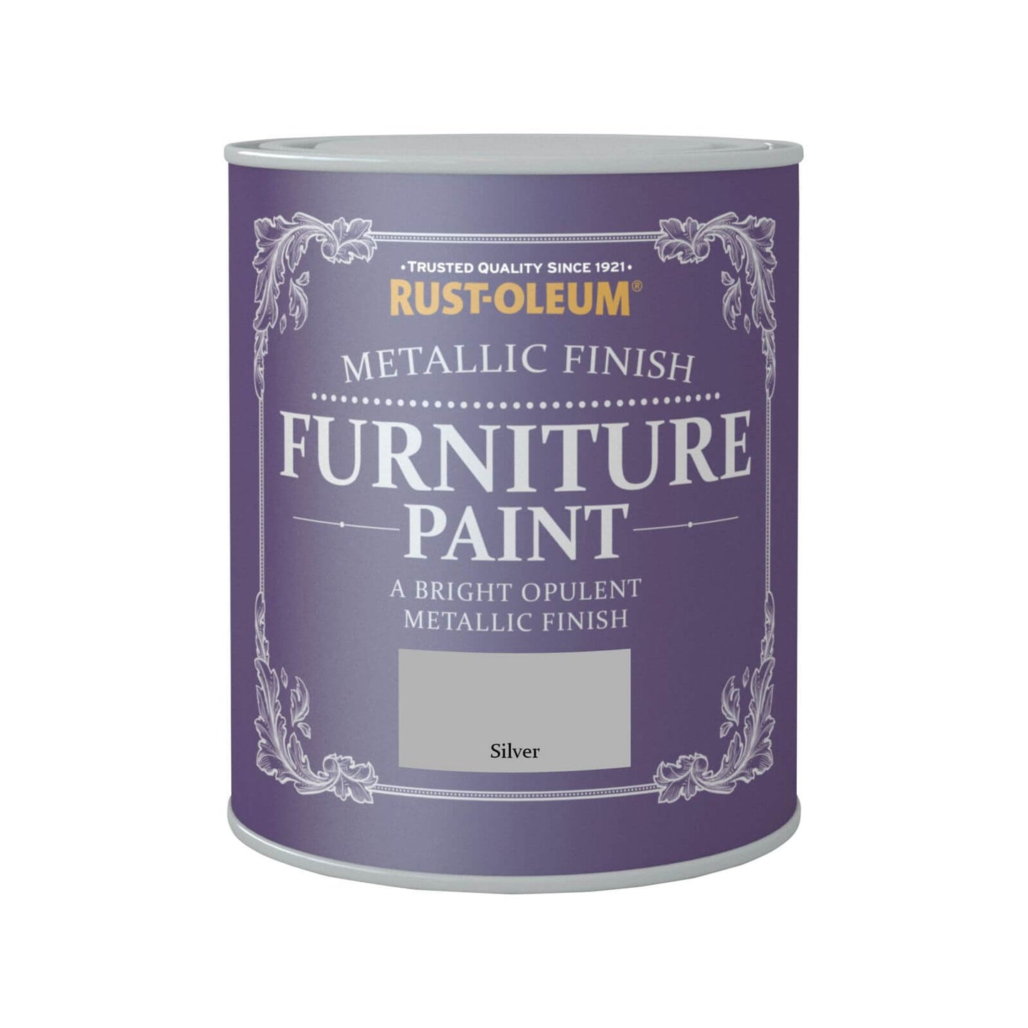 Rust-Oleum Metallic Finish Furniture Paint Silver