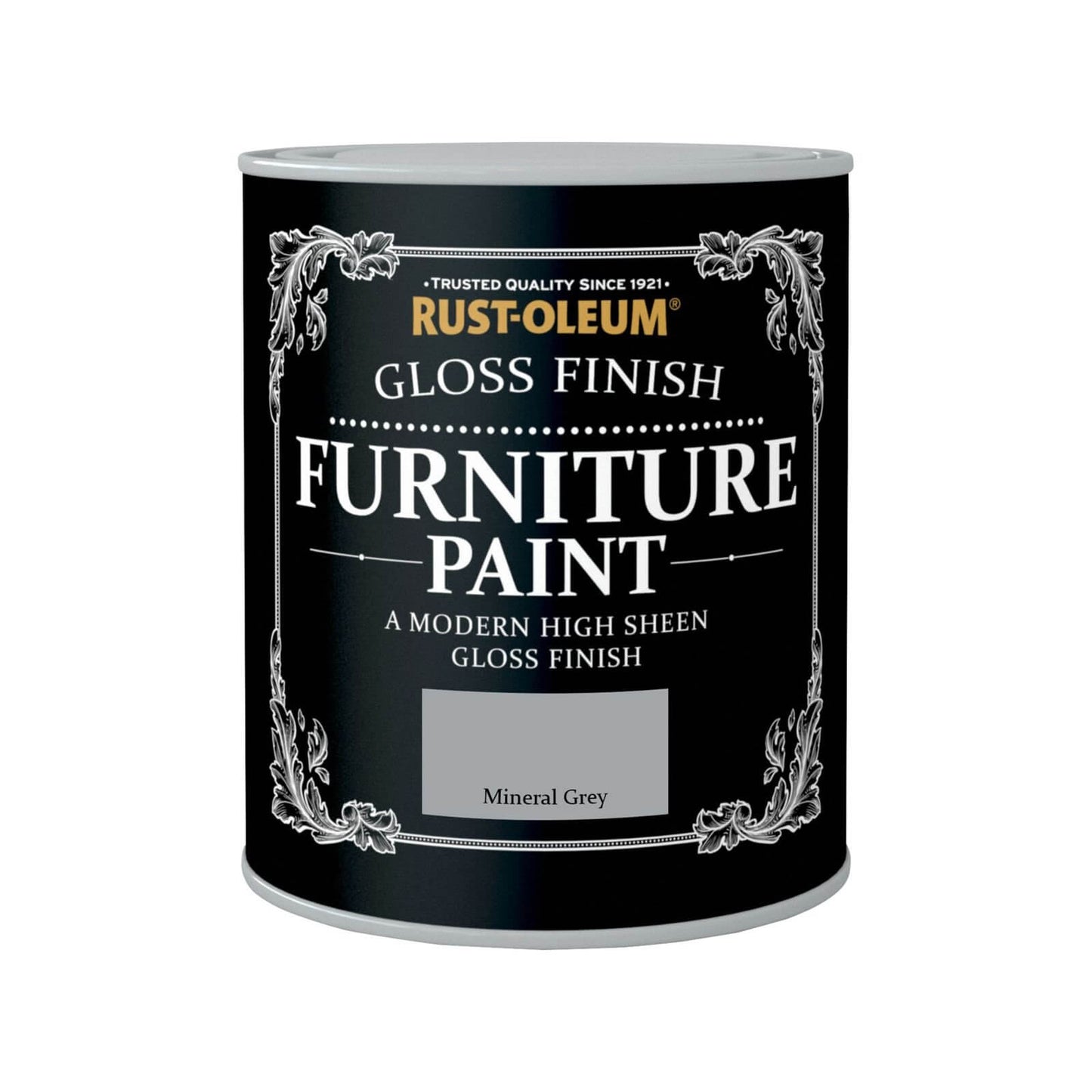 Rust-Oleum Gloss Finish Furniture Paint Mineral Grey