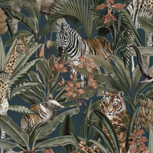 Safari Fusion Navy 13012 by Holden Decor