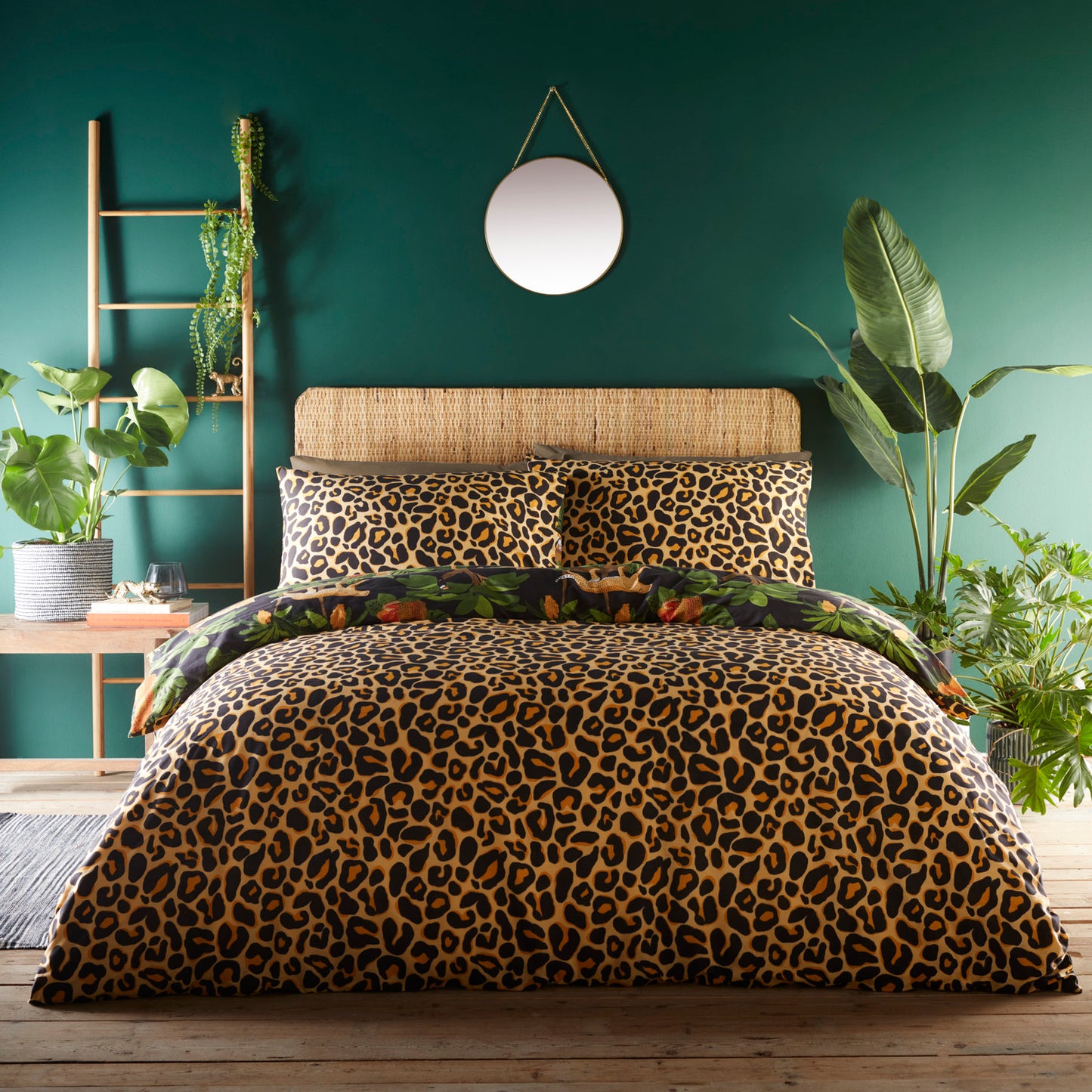 Jungle Cats Multi Duvet Cover Set by Portfolio Home