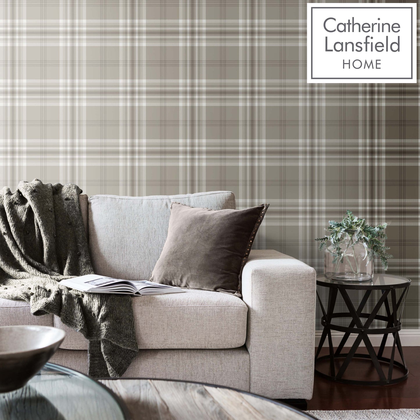 Catherine Lansfield Kelso Check 165522 by Muriva