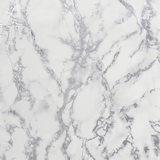 Carrara Marble Silver 296701 by Arthouse