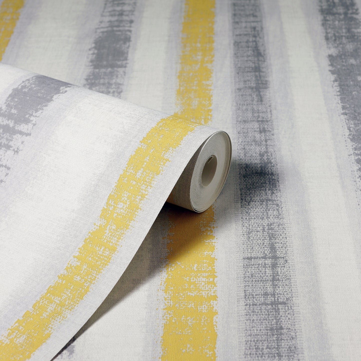 Painted Stripe Ochre & Grey 296900 by Arthouse