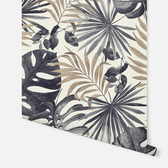 Jungle Wall Black & Gold 297105 by Arthouse