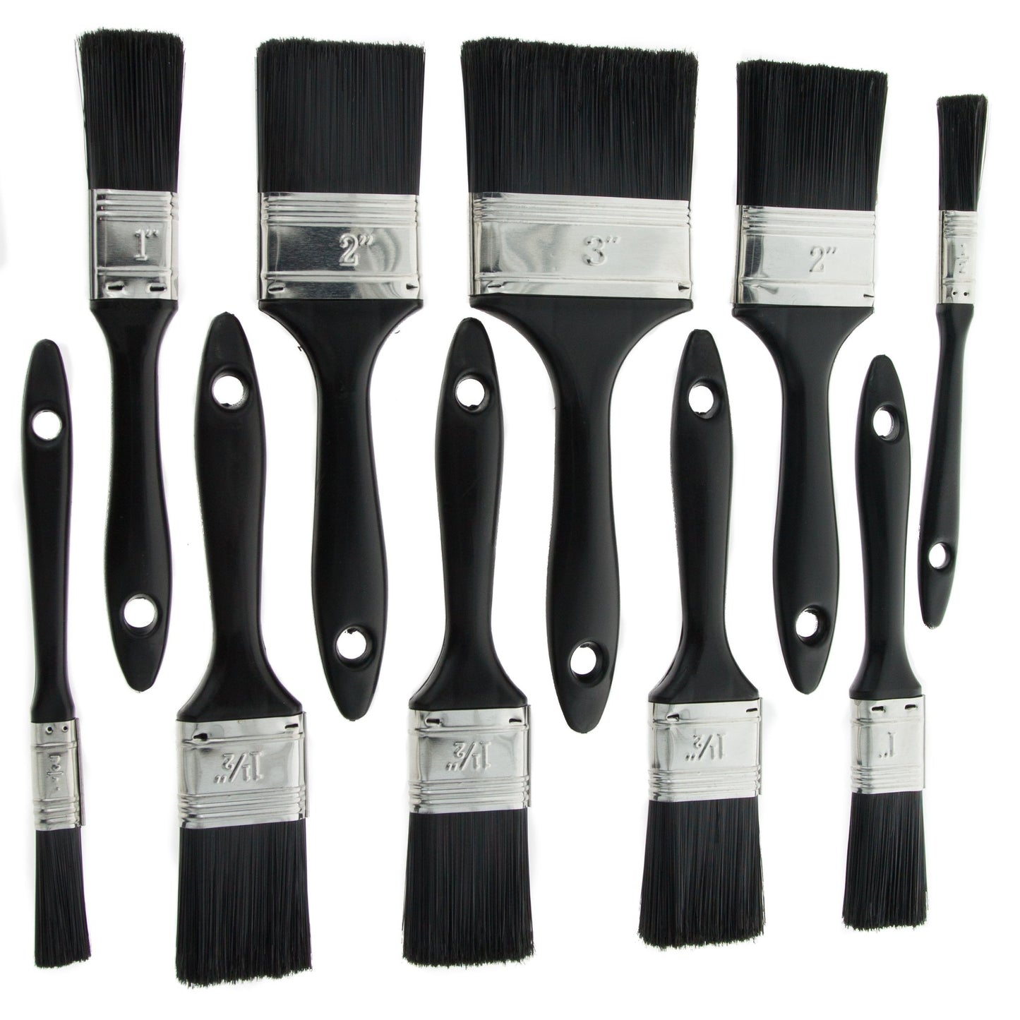 Task Partner Paint Brush Set, 10 Piece