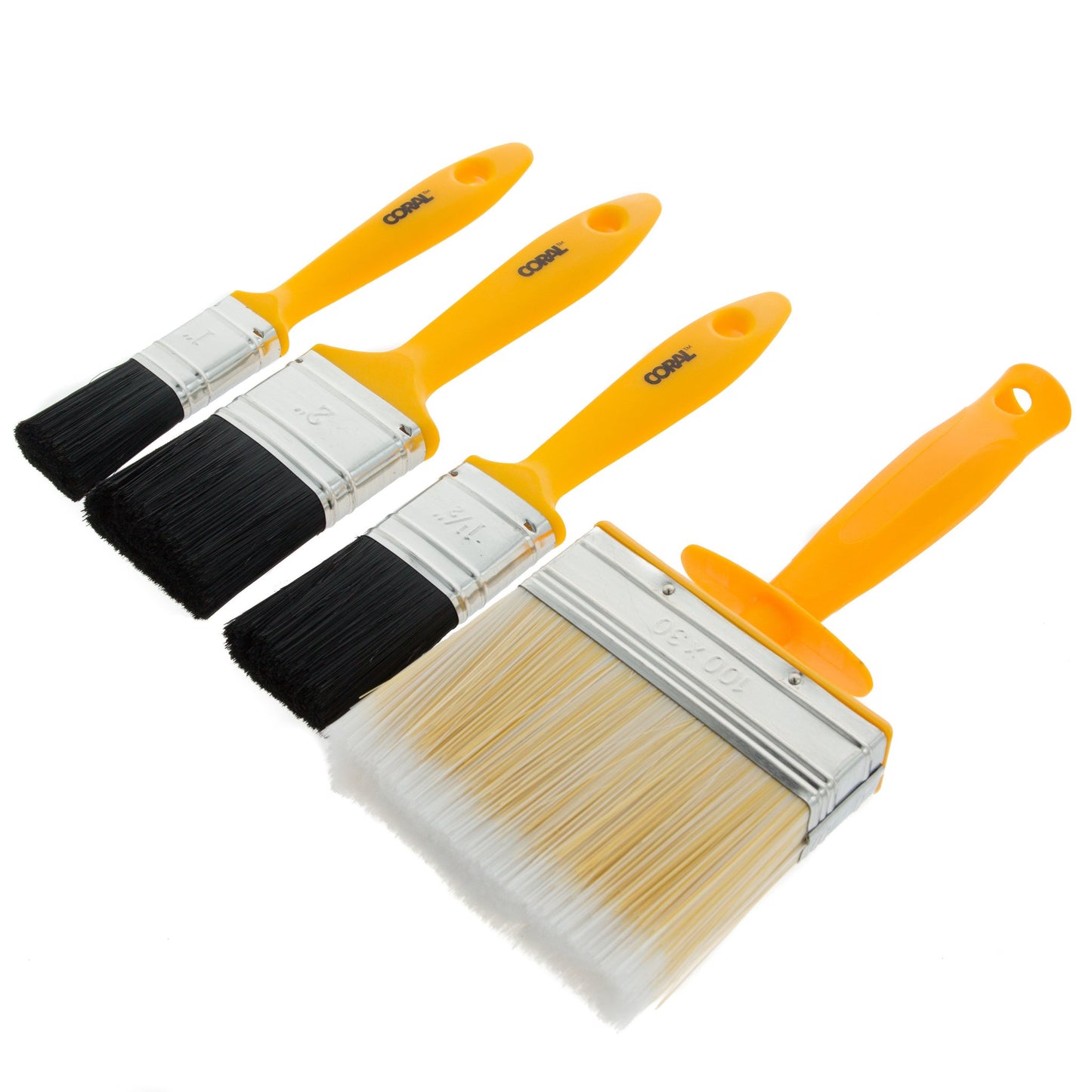 Essentials Paint & Paste Brush Set 4 piece