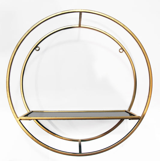 Gold Circular Shelf by Arthouse