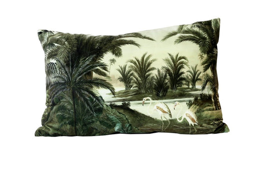 Velvet Palm Cushion by Arthouse