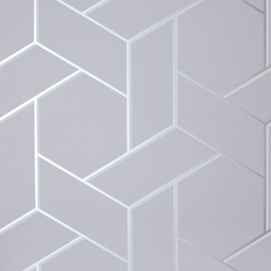 Parquet Geo Silver 695501 by Arthouse