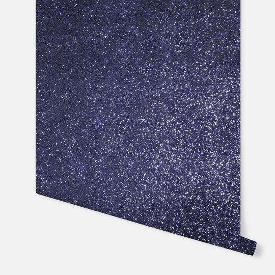 Sequin Sparkle Navy 900906 by Arthouse