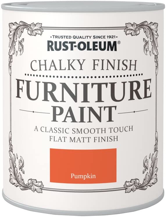 Rust-Oleum Chalky Finish Furniture Paint Pumpkin