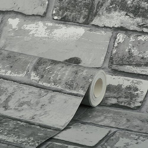 Brick Slate Grey 6753 by Debona