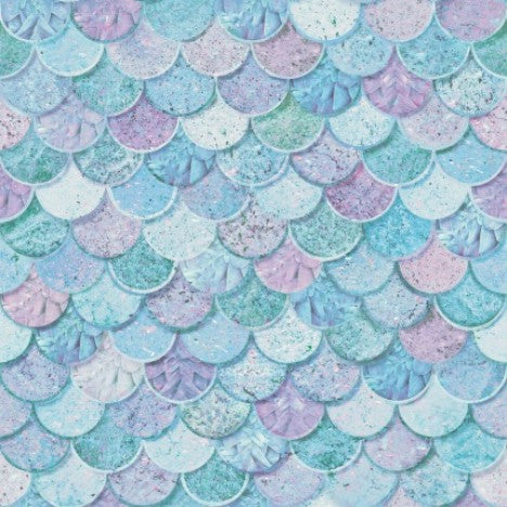 Mermazing Scales Ice Blue 698305 by Arthouse