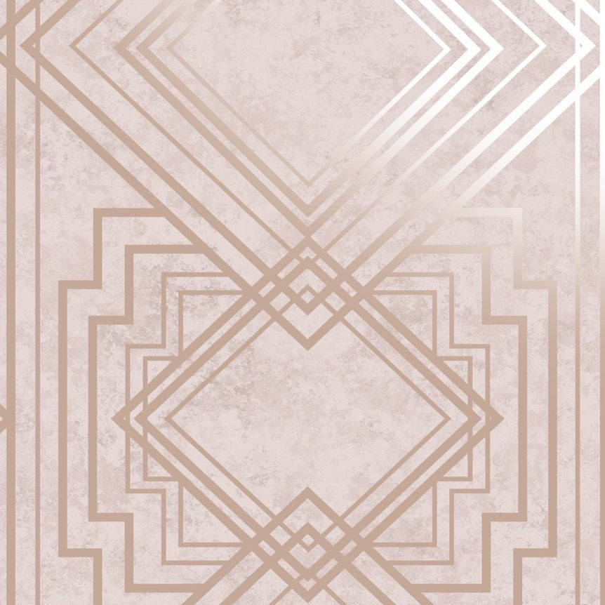 Delano Pink/Rose Gold 75940 by Holden Decor