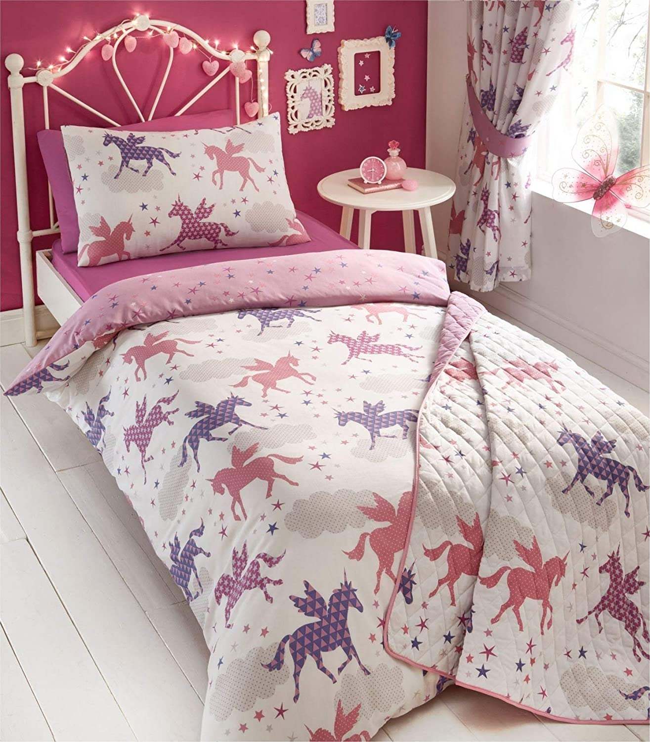 Divine Unicorns Duvet Cover Set by Portfolio Home