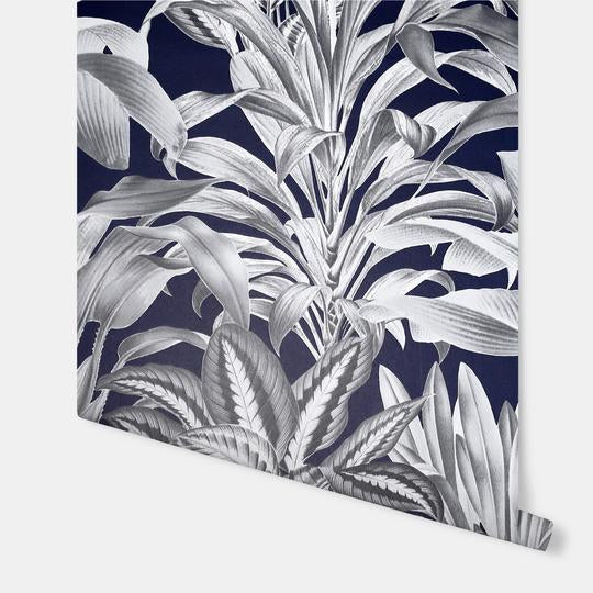 Greenhouse Plants Navy 909501 by Arthouse