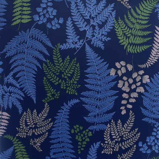 Botanical Fern Navy/Grey 909800 by Arthouse